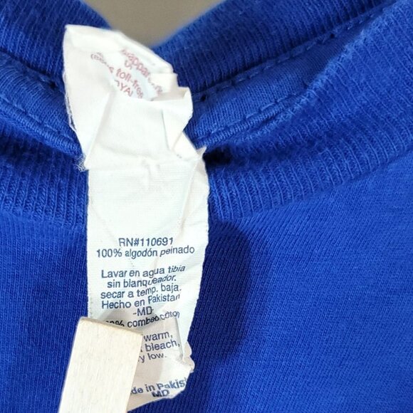 Bike Week Unisex Daytona Beach FL 2019 T Shirt Blue Medium 78th Motorcycle Back - Picture 5 of 5